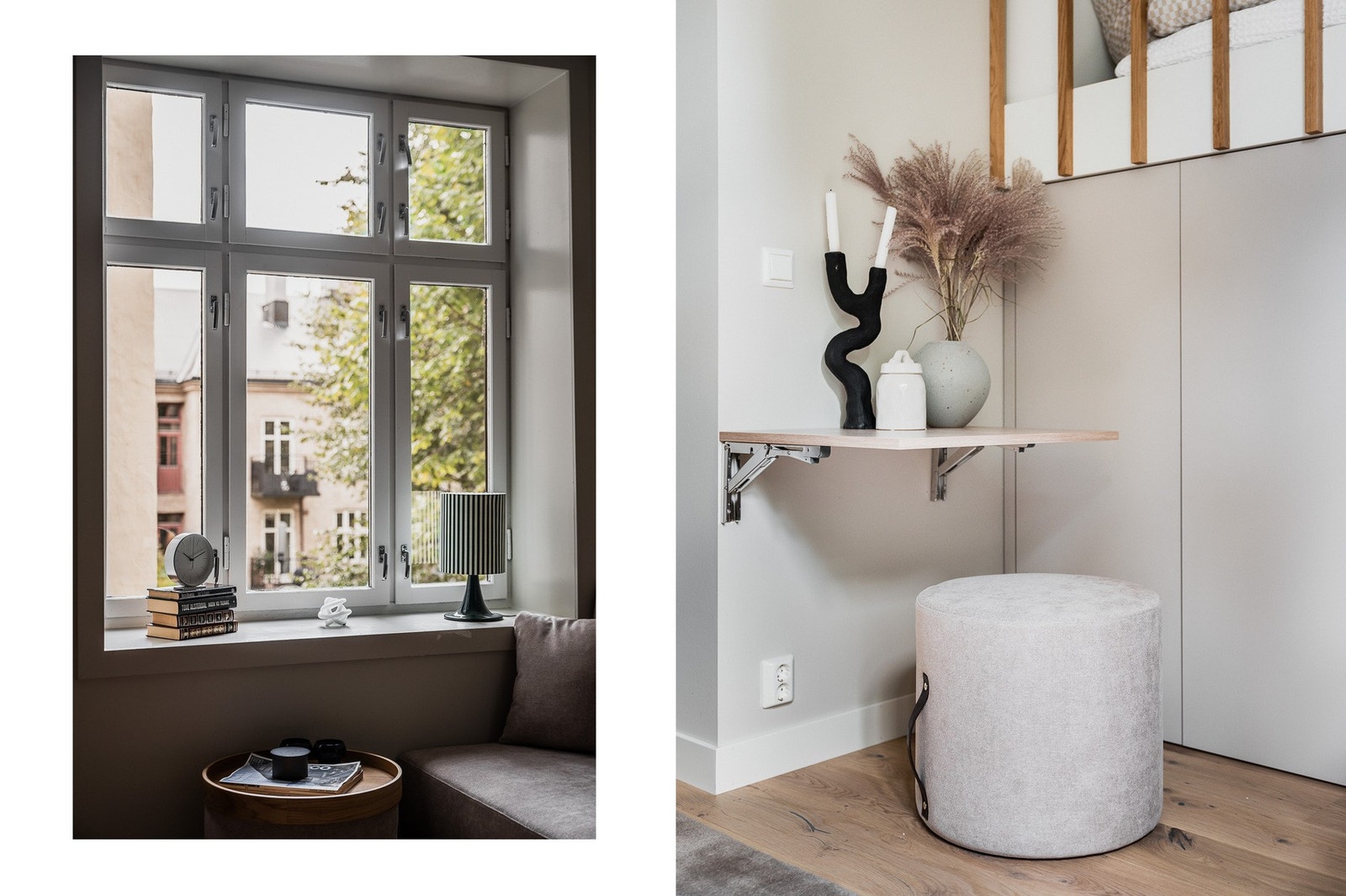 Plassbesparende spisebord/pult Galleribilde