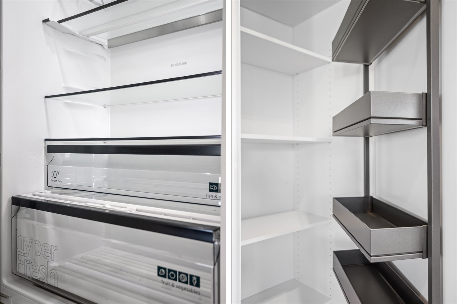 Alt av hvitevarer er integrert og medfølger: Galleribilde