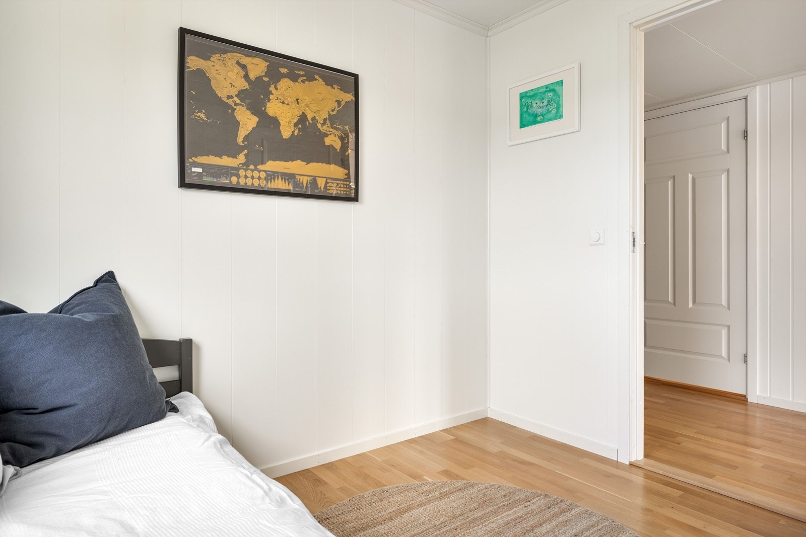 Soverommet har samme gode standard fra 2011 som resten av leiligheten. Galleribilde