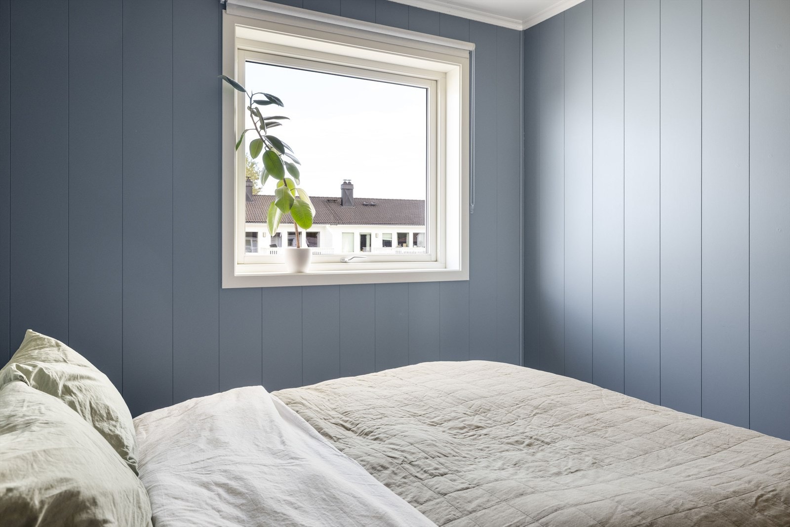 Den store vindusflaten slipper inn rikelig med naturlig lys, samtidig som det er lite innsyn. Galleribilde