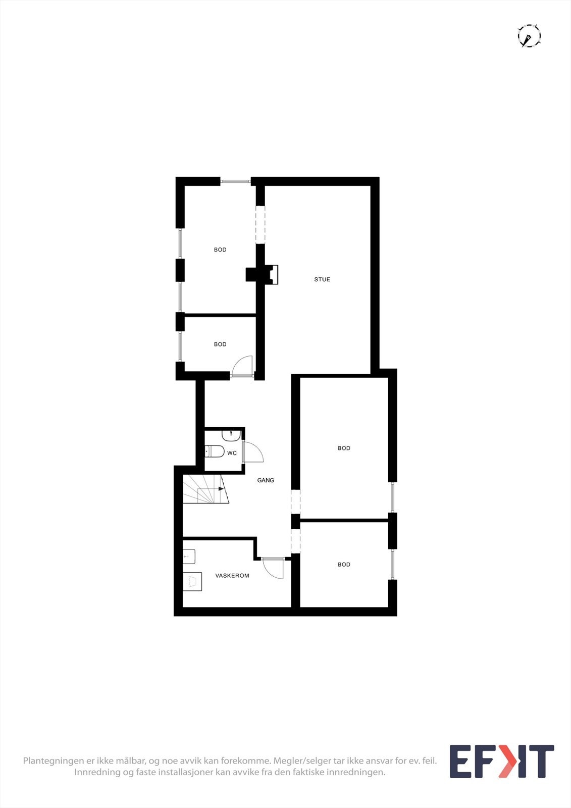 Plantegning kjeller Galleribilde