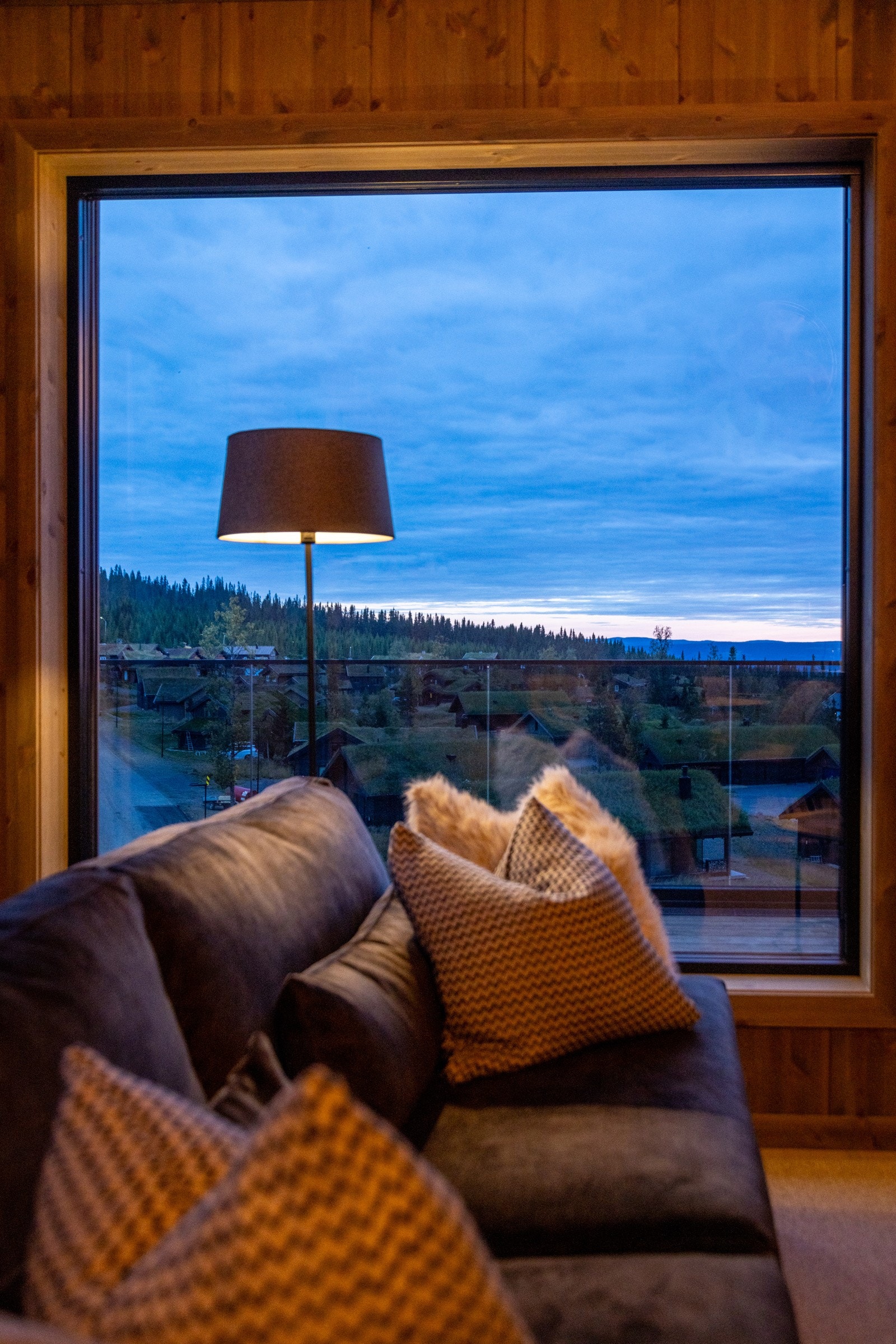 Nyt utsikten fra en god stol Galleribilde