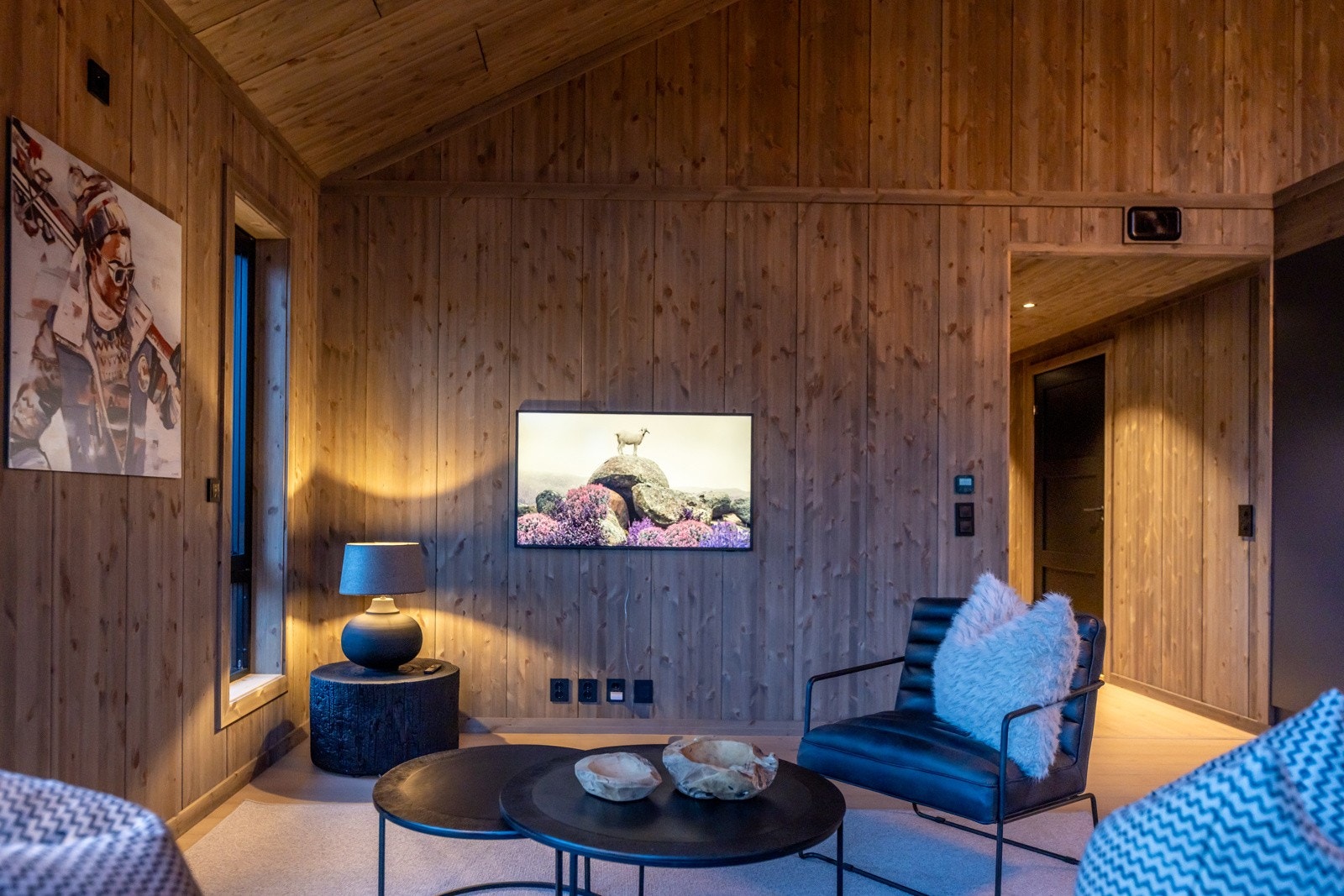 En lun tv sone for avslapping. Galleribilde