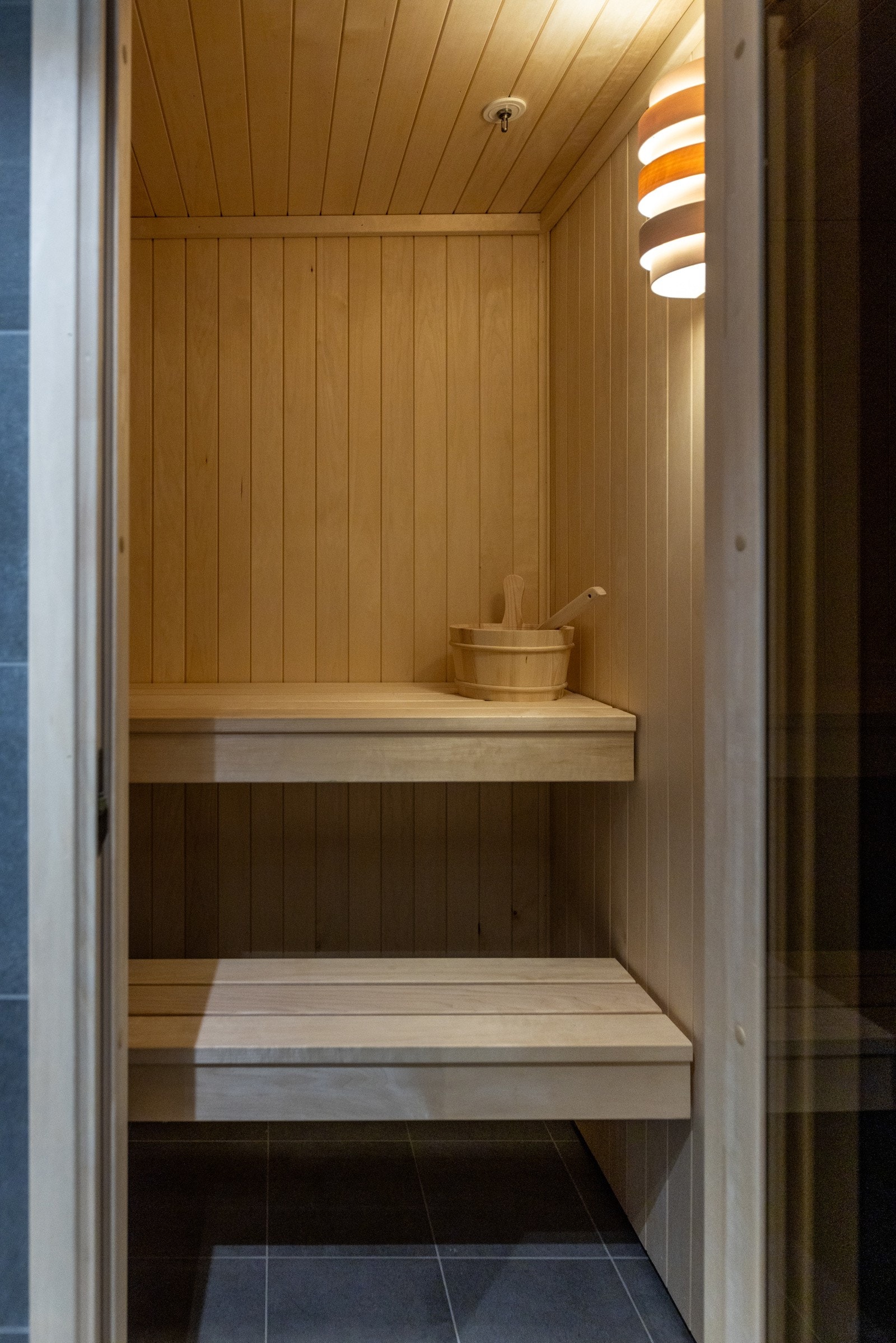 Her med badstue Galleribilde