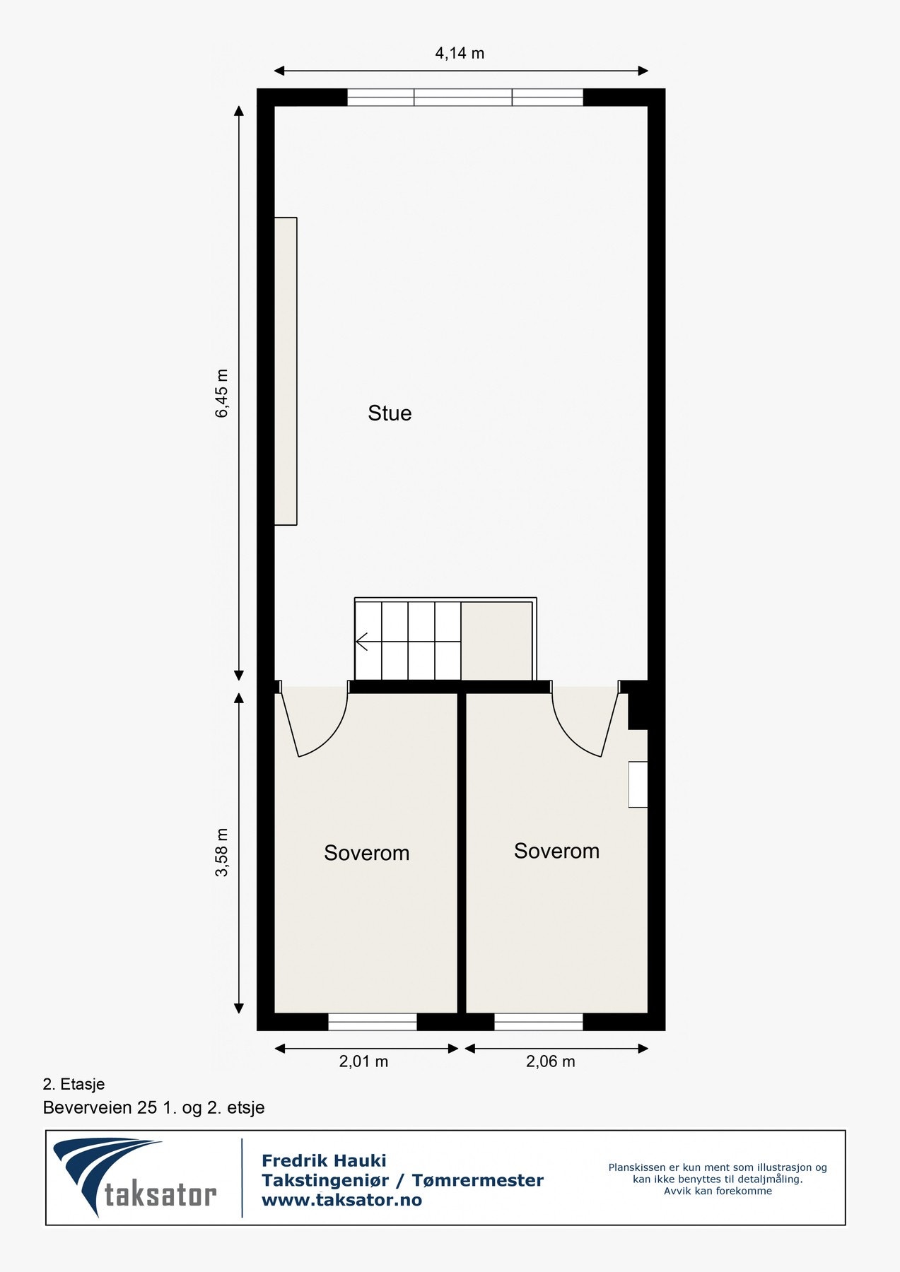 Planløsning 2. etasje. Galleribilde