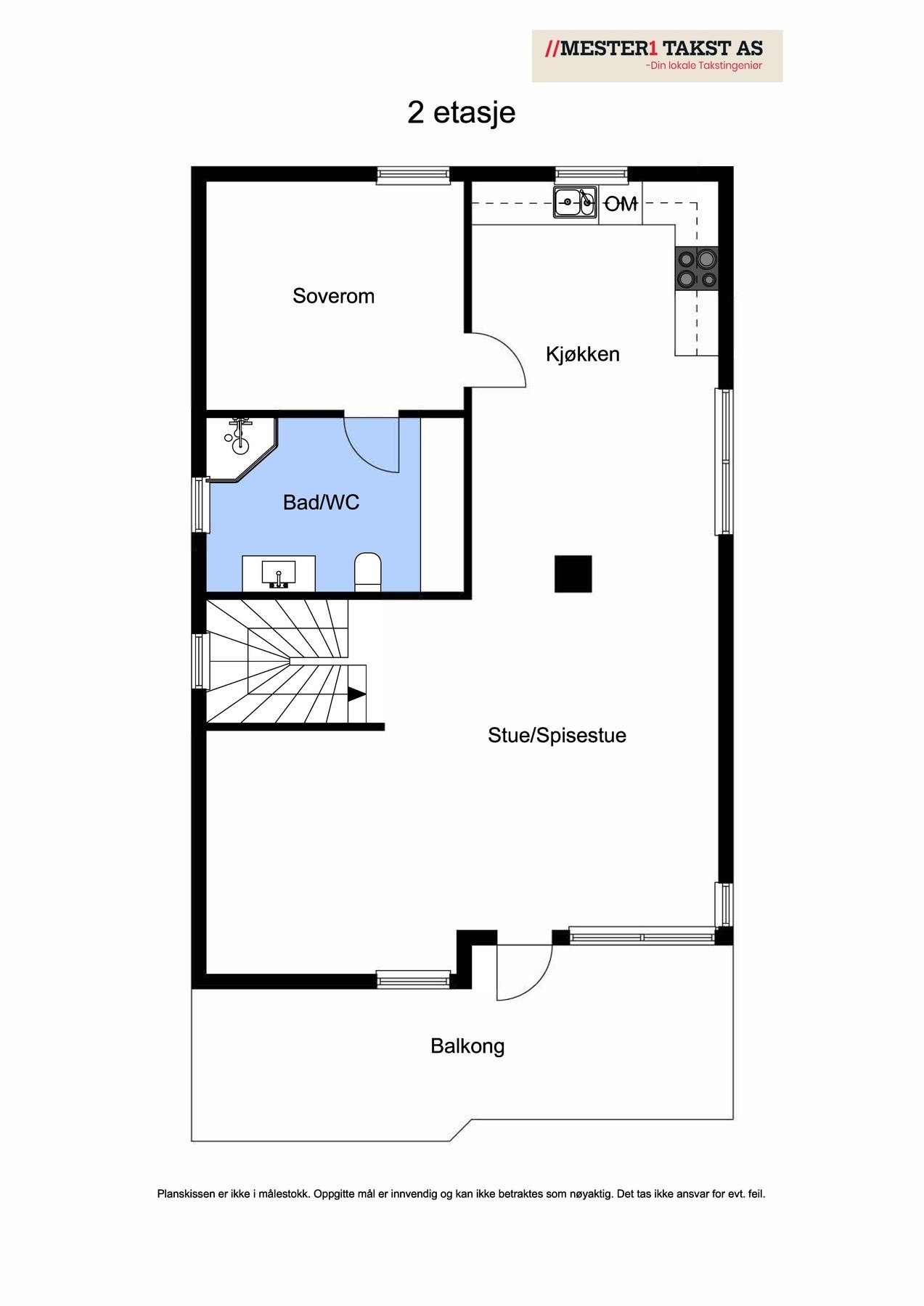 Planskisse - 2.etasje Galleribilde