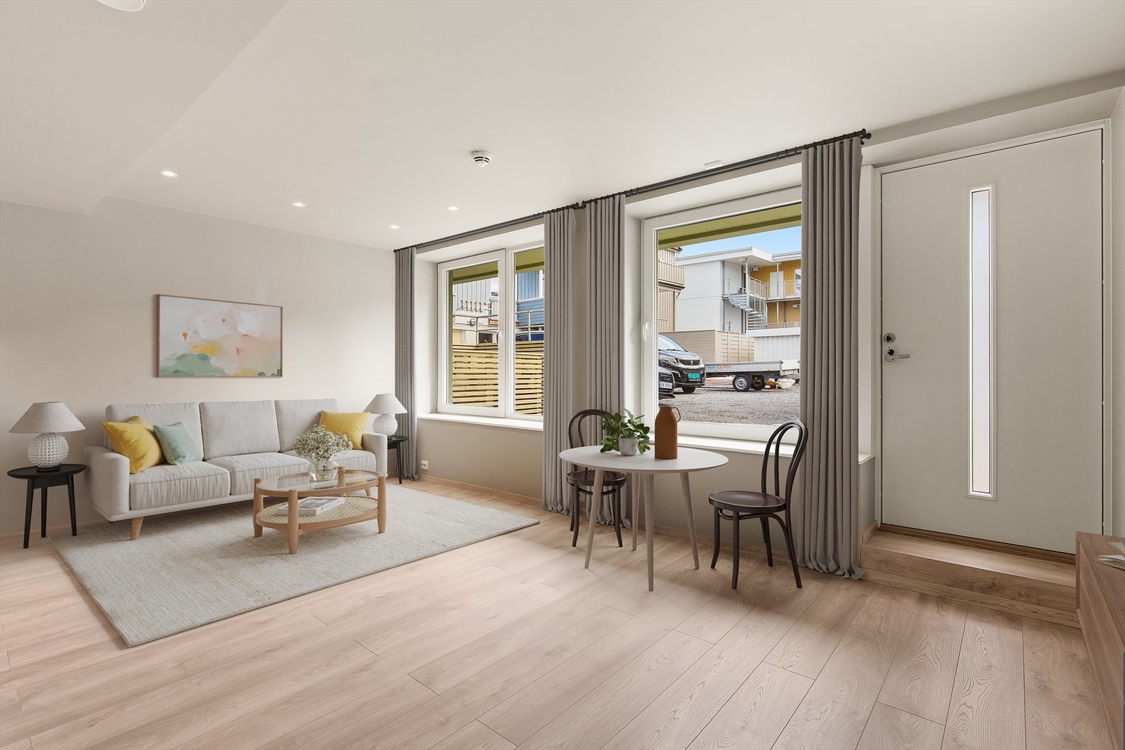 Nyoppusset 1-roms på gateplan Galleribilde