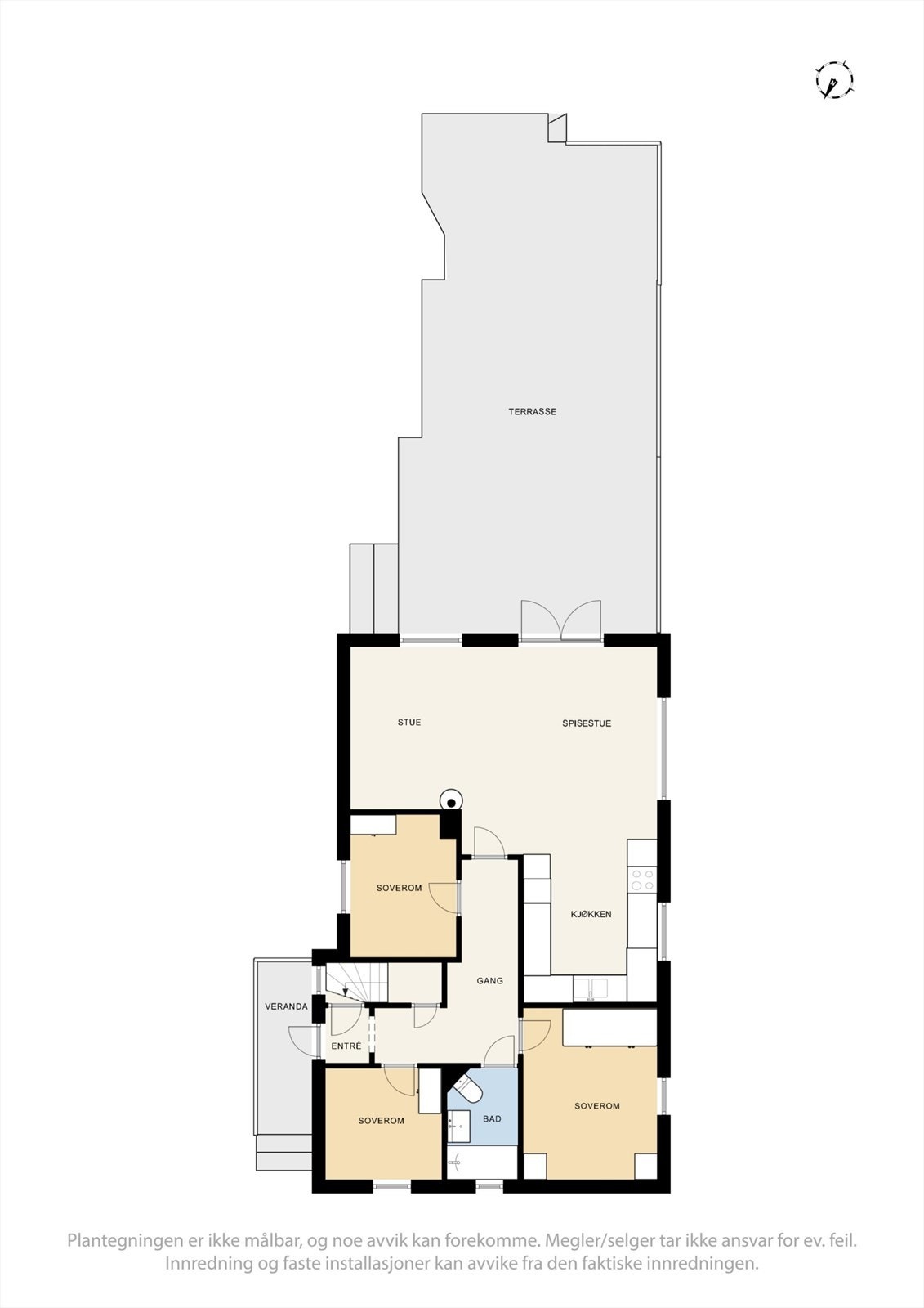 Plantegning 1. etasje. Galleribilde