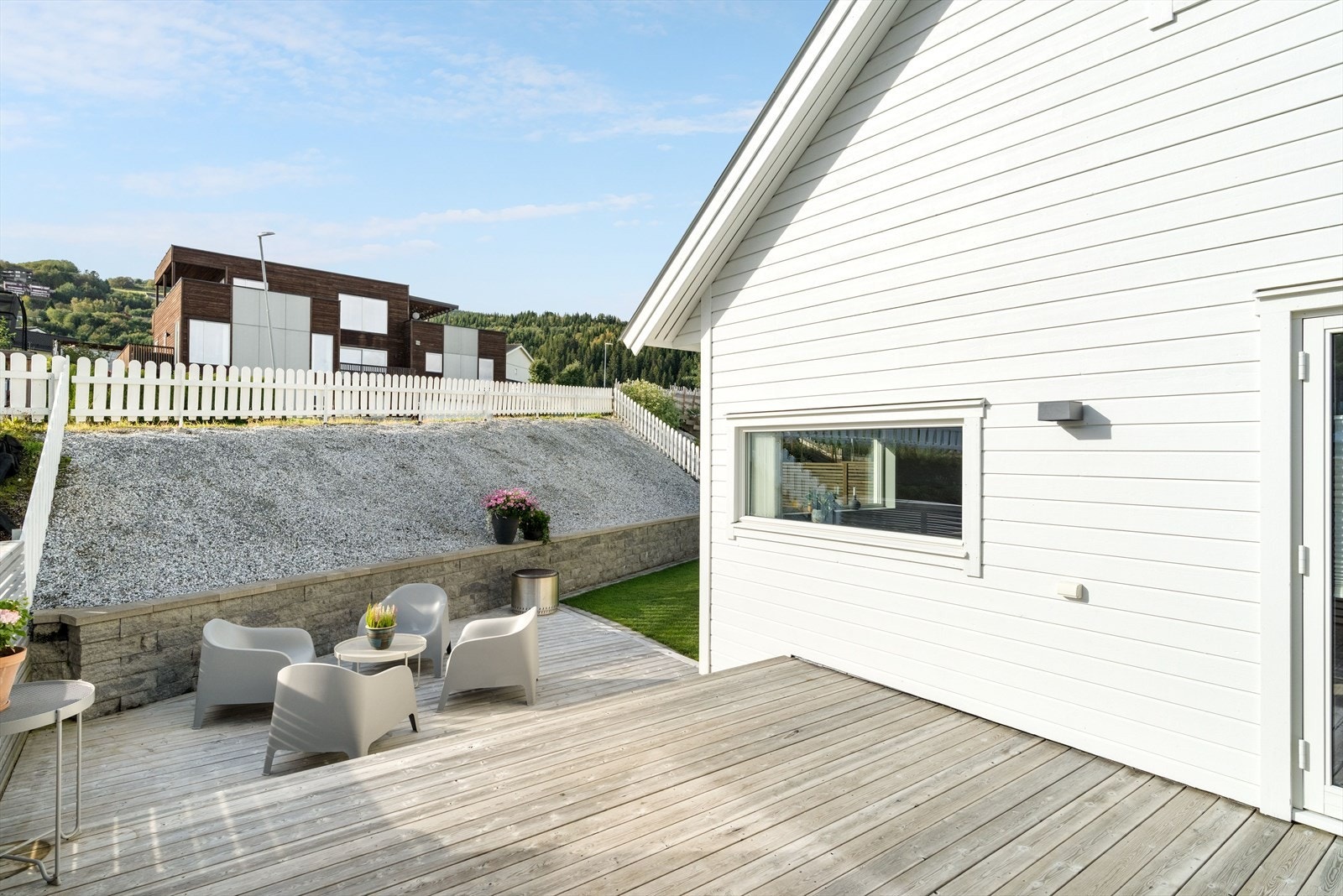 Utestikk gir ekstra komfort på takterrassen. Galleribilde