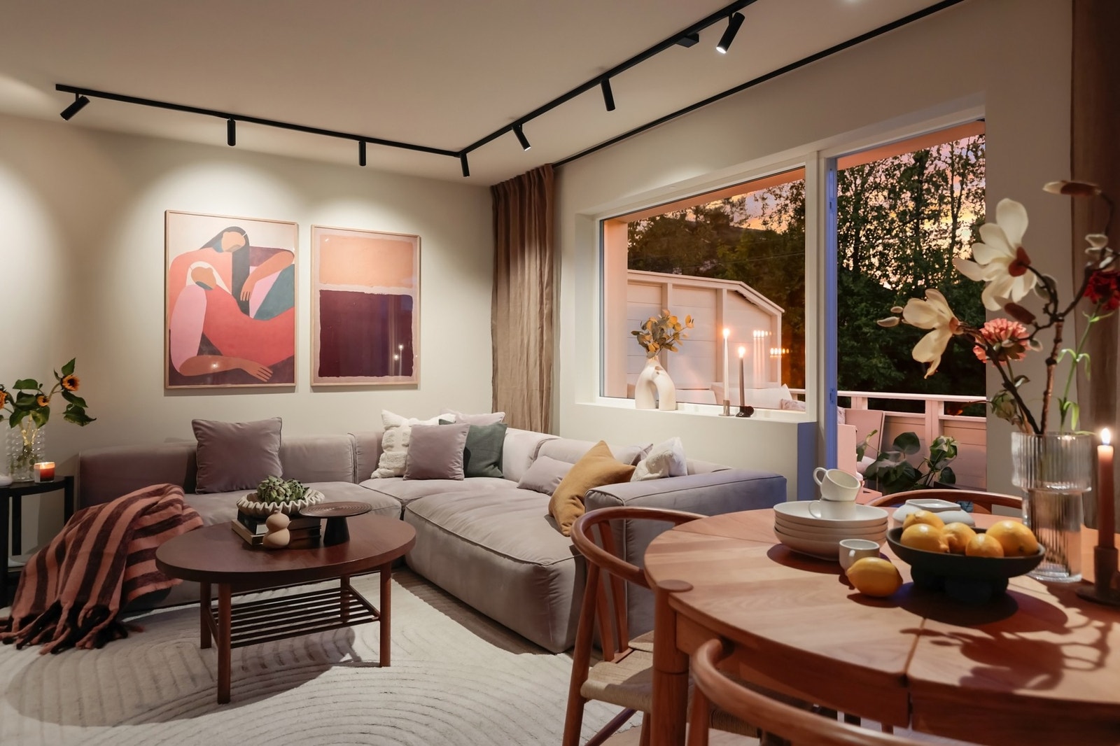 Kveldsstemning Galleribilde