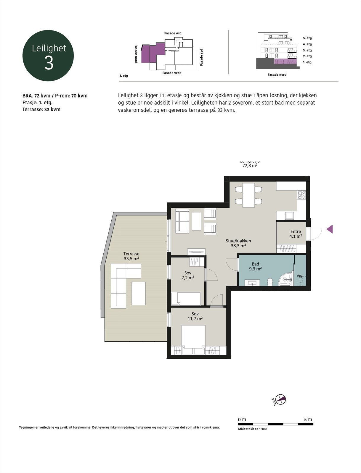 Plantegning Galleribilde