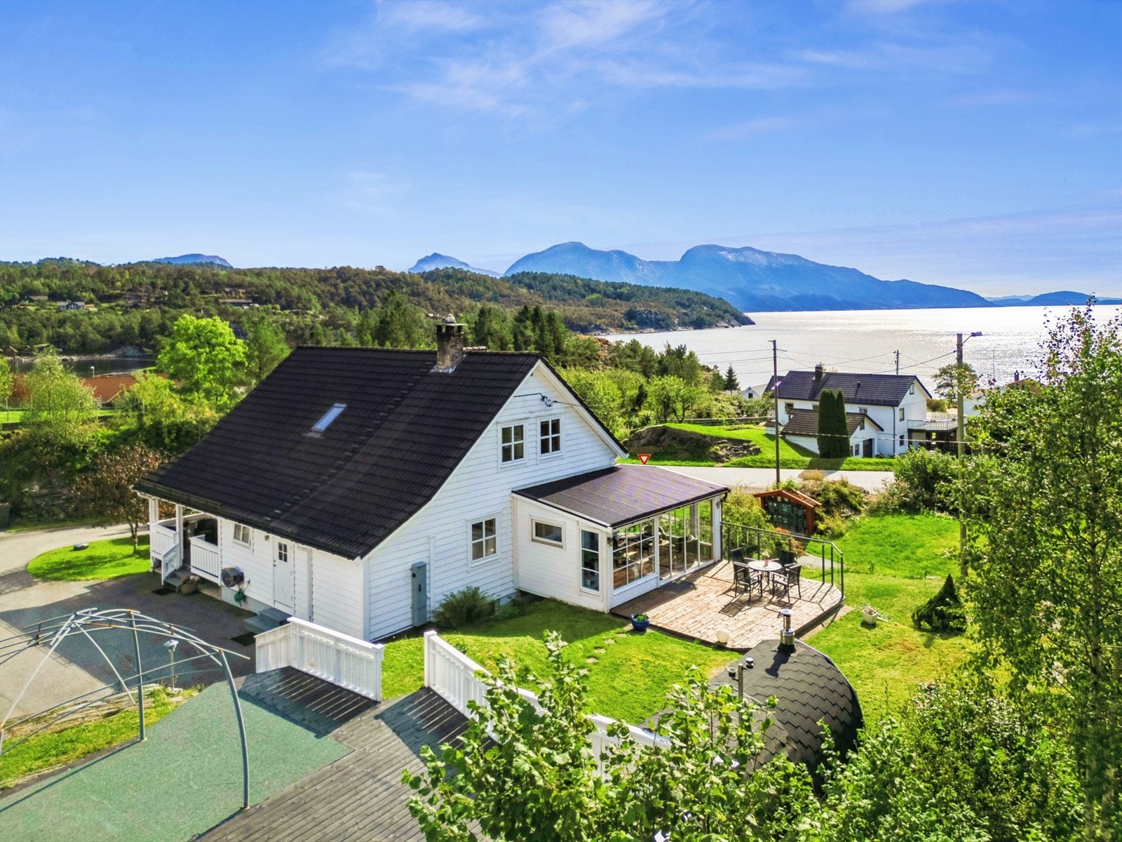 Boligen er opprinnelig fra 1958, men er vesentlig endret og oppgradert Galleribilde