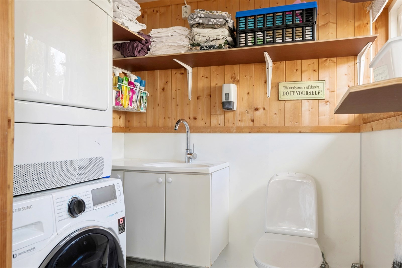 Vaskerom i boligen Galleribilde