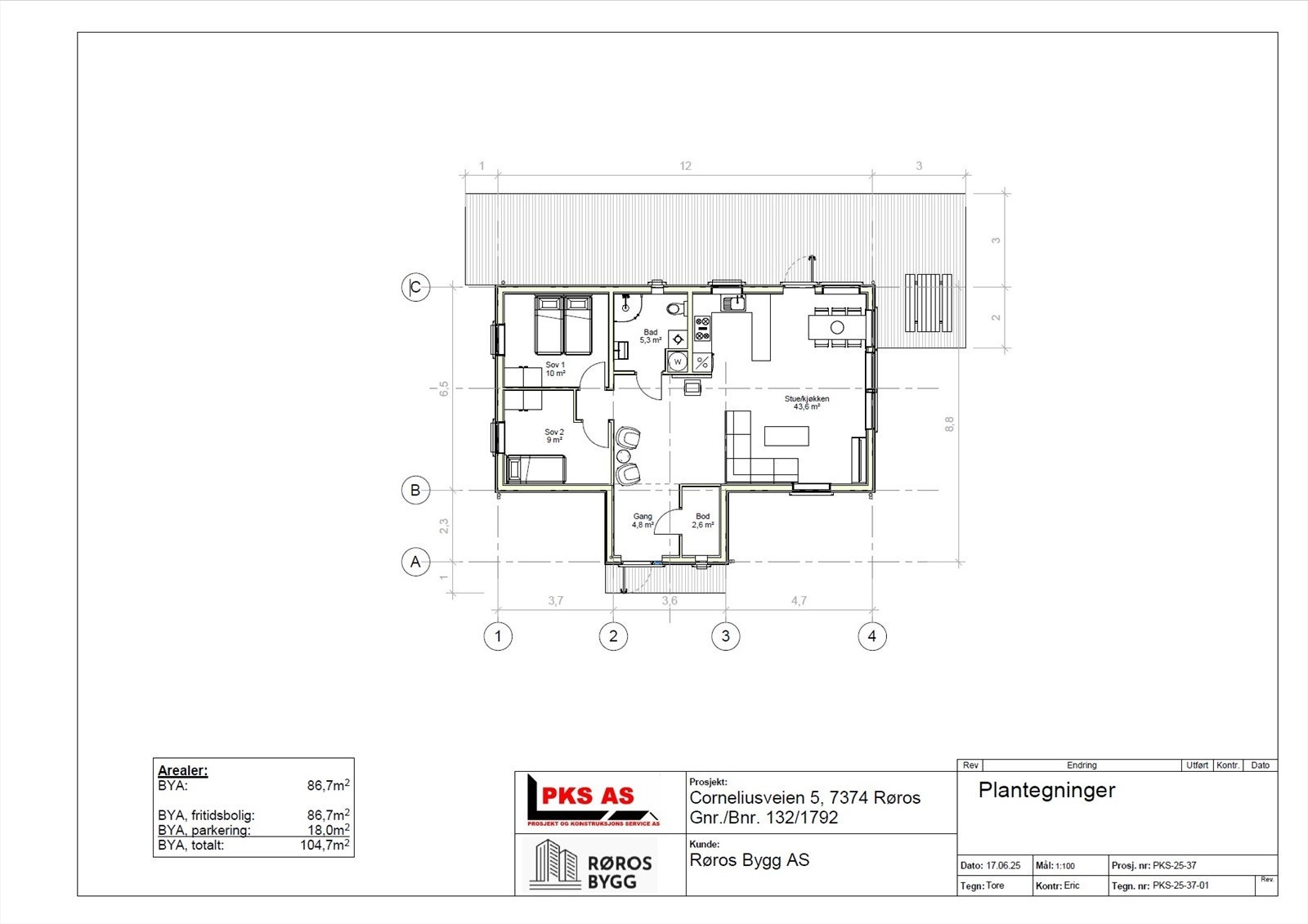 Plantegning. Galleribilde