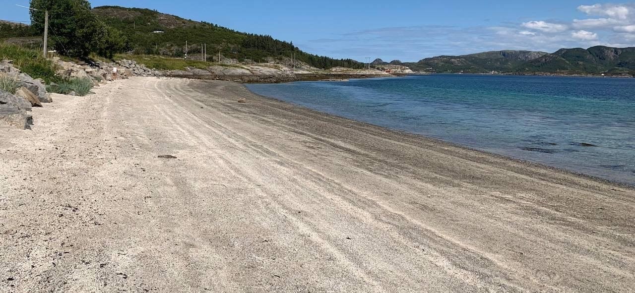 I nærområdet er det en flott strandlinje med god utsikt og solrike forhold. Galleribilde