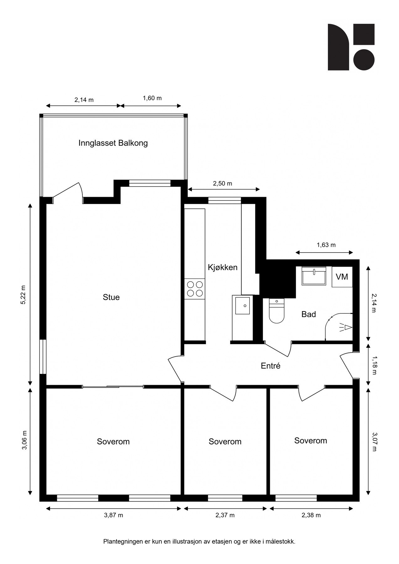Plantegning Galleribilde