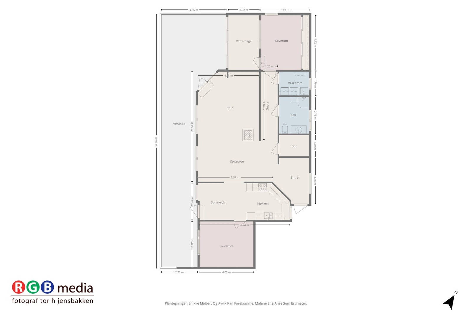 Plantegning Galleribilde