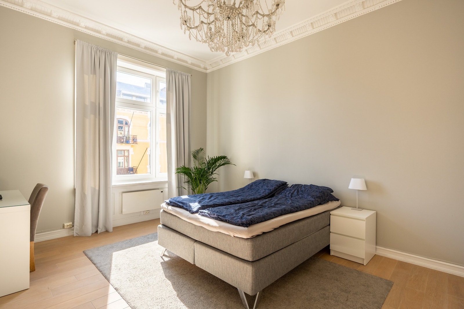 Leiligheten har tre innbydende soverom. Galleribilde