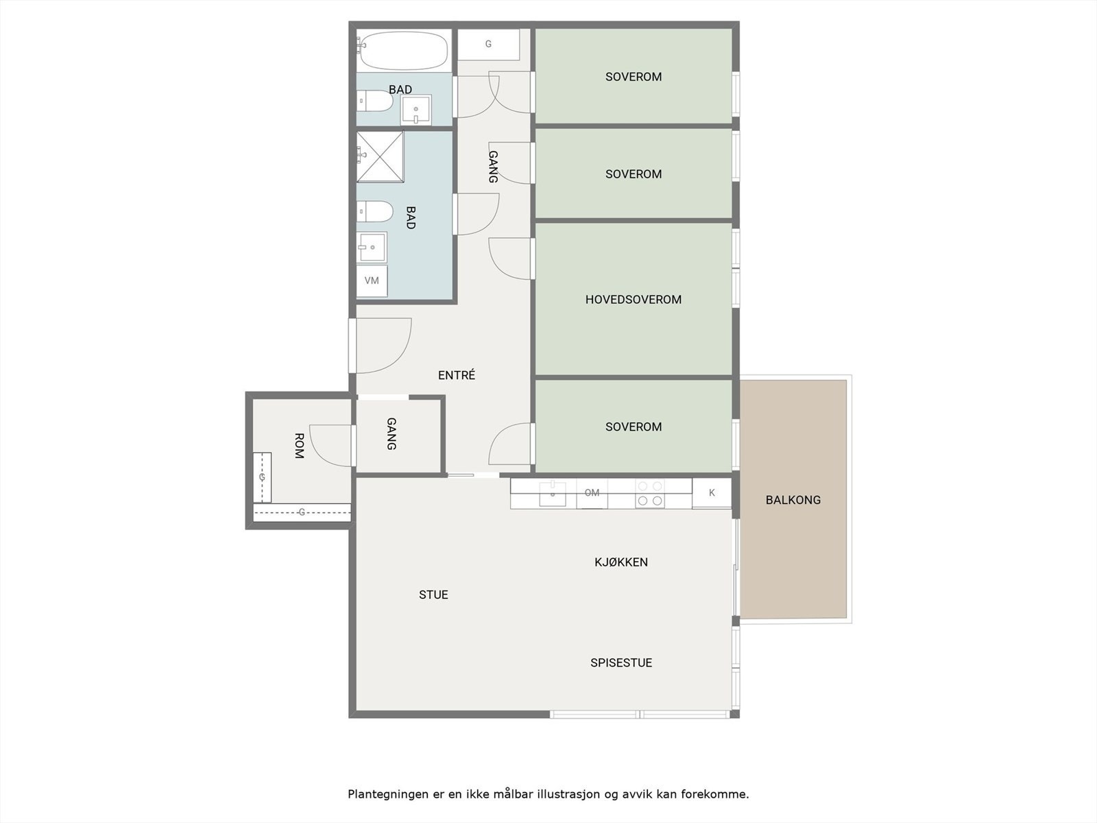 Plantegning Galleribilde