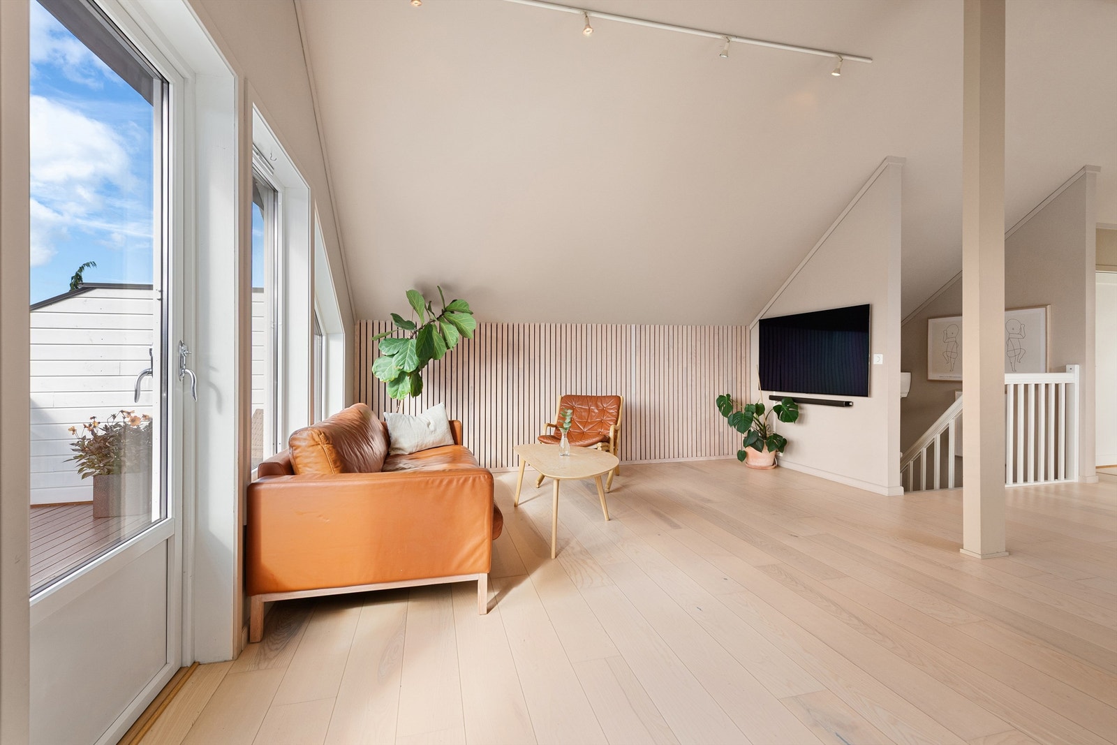 Koselig sofakrok på stuen Galleribilde