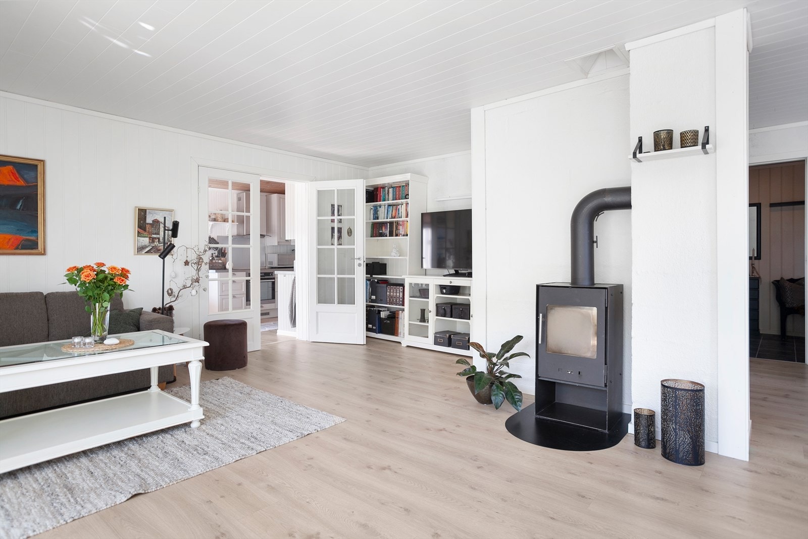 Det er installert fiber i boligen. Galleribilde