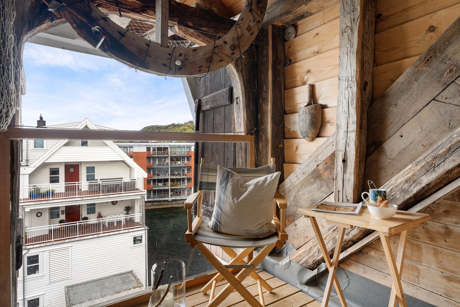Her får du virkelig et tøft inntrykk med en blanding av mer moderne og originale overflater. Galleribilde