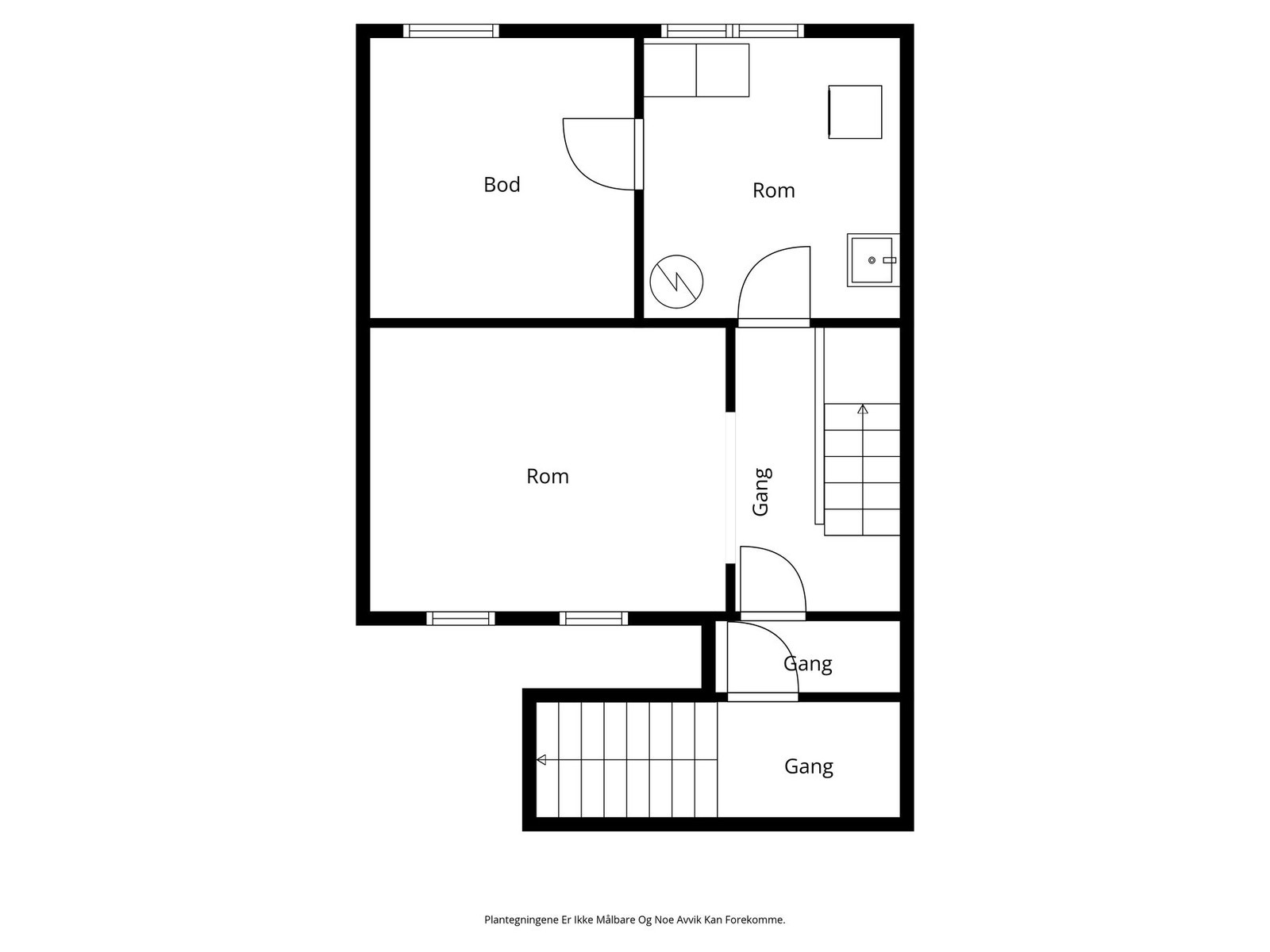 Plantegning kjeller Galleribilde