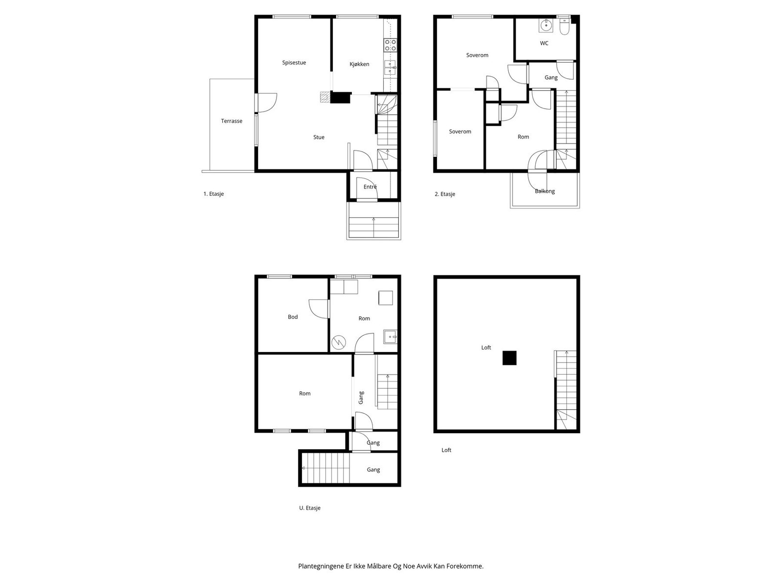 Plantegning samlet Galleribilde