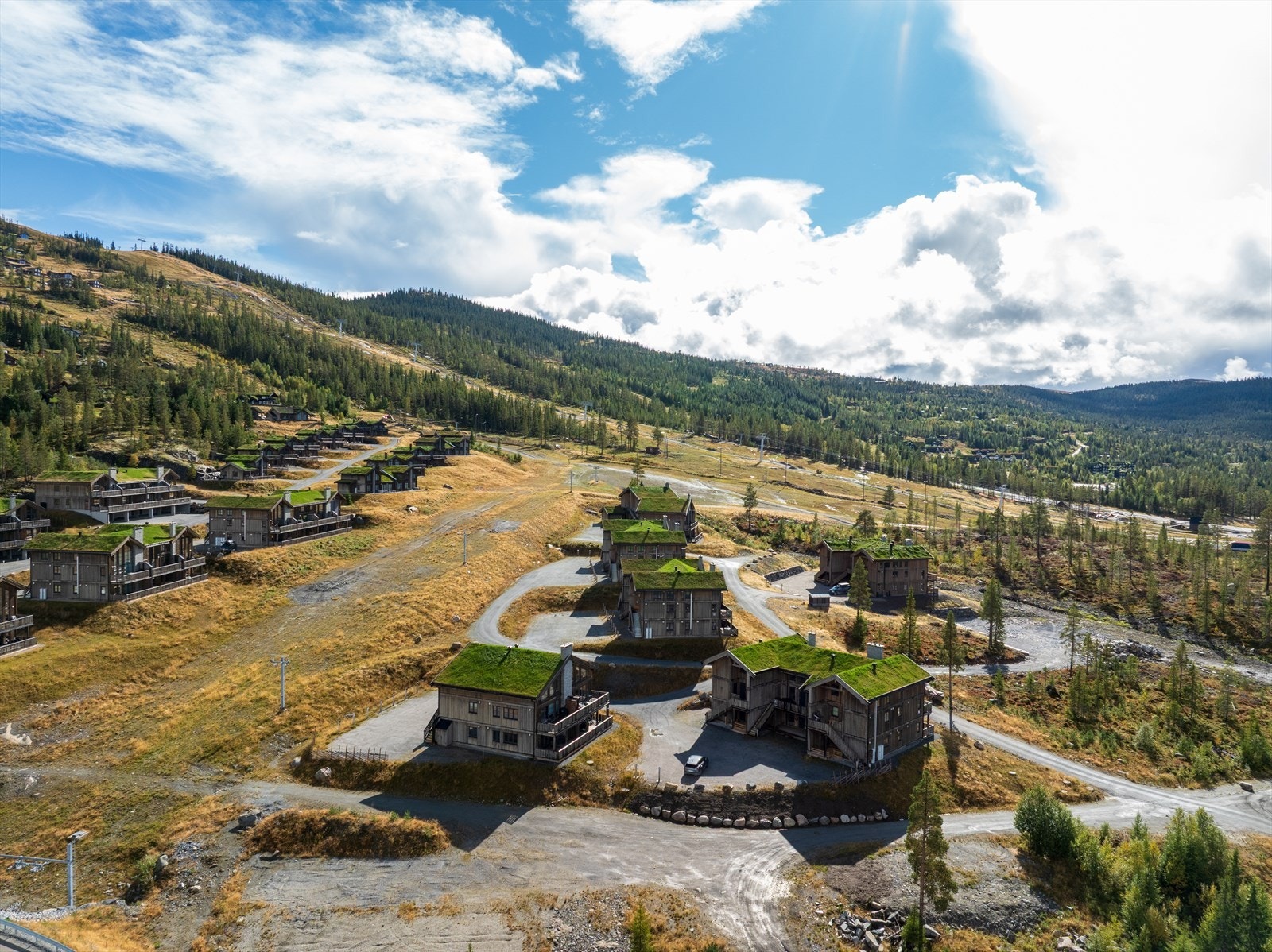 Leiligheten ligger rett ved tilbringerheisen ved alpinbakken så her er det bare å spenne på seg skiene fra hytteveggen. Galleribilde