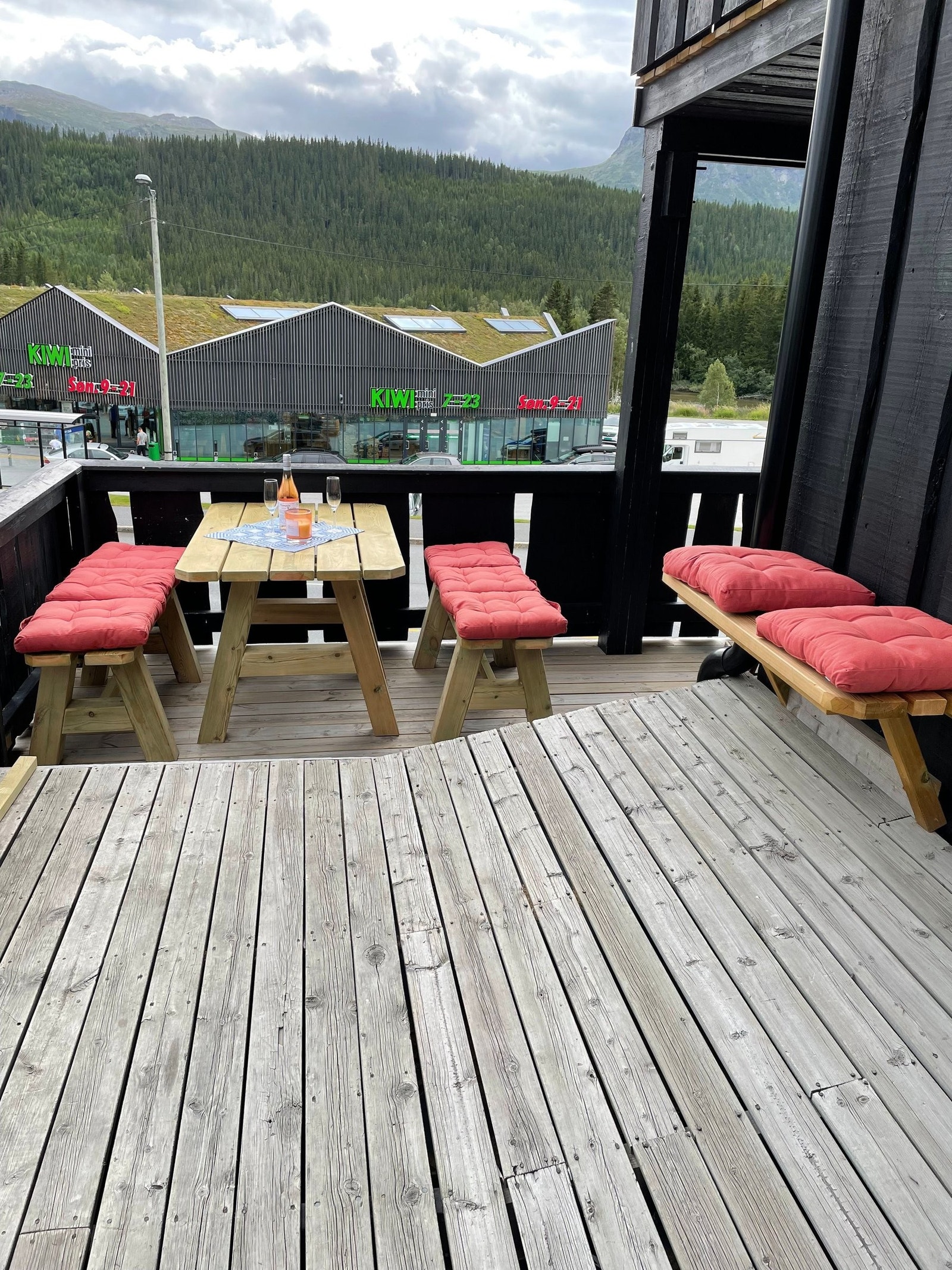 Uteplass ved leiligheten Galleribilde