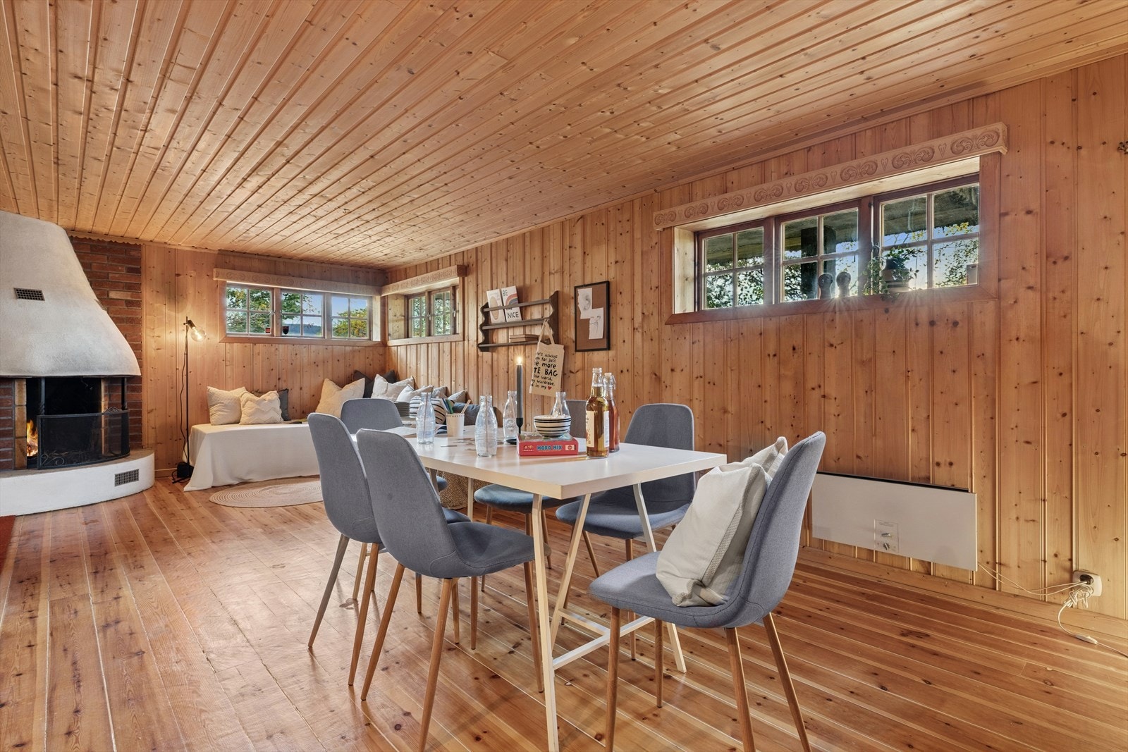 Kjellerstuen er romslig. Galleribilde