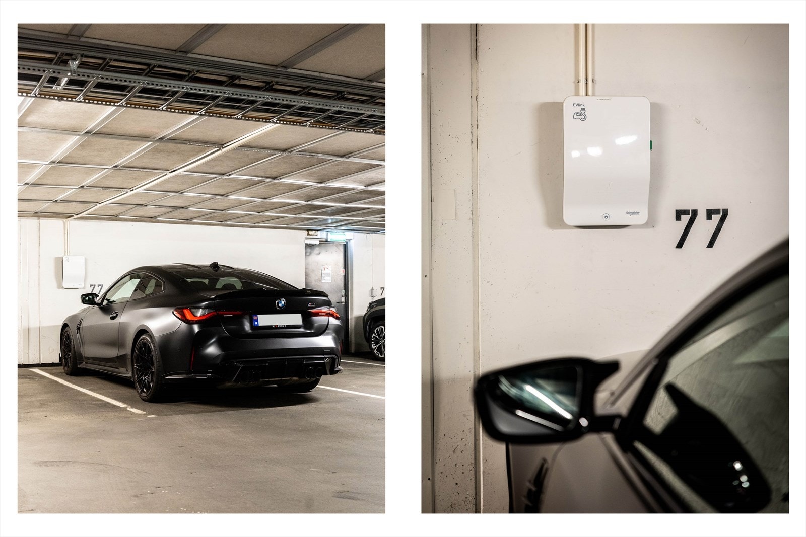- Med leiligheten følger en parkeringsplass med elbillader i garasjeanlegg - Galleribilde