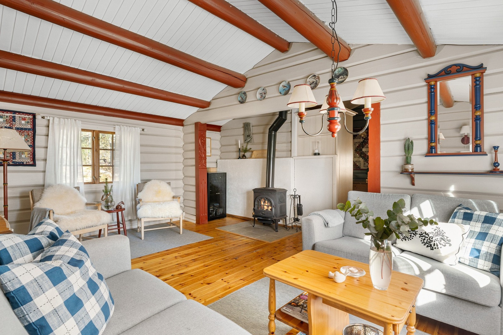 Denne stuen er på ca. 19 kvm. Galleribilde