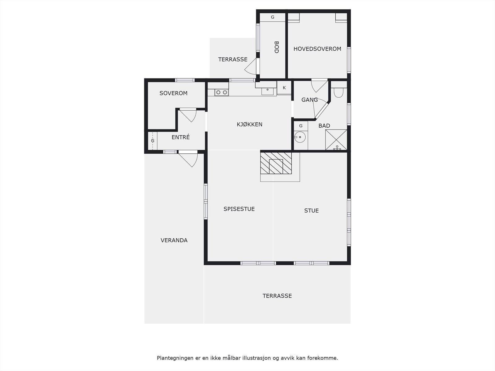 Plantegning. Galleribilde