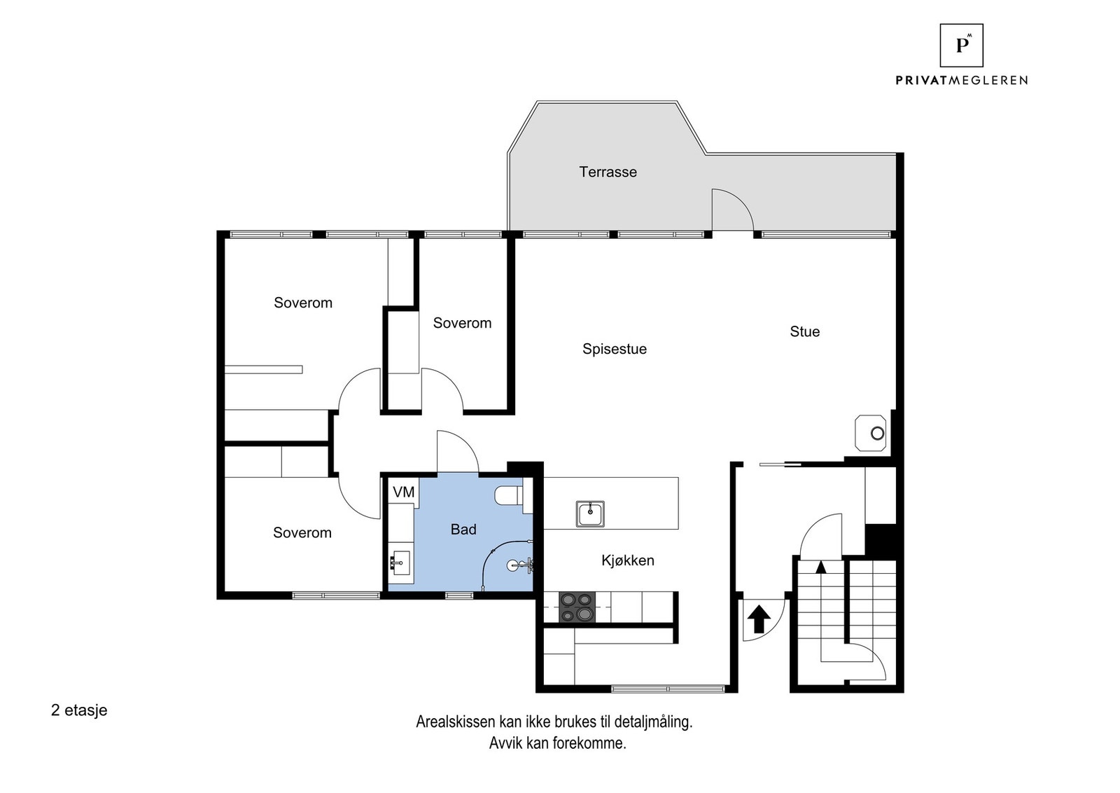 Plantegning 1. etasje Galleribilde