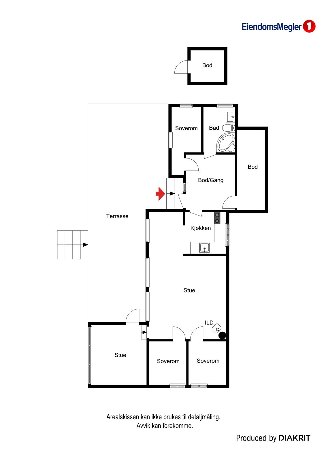 Plantegning Galleribilde