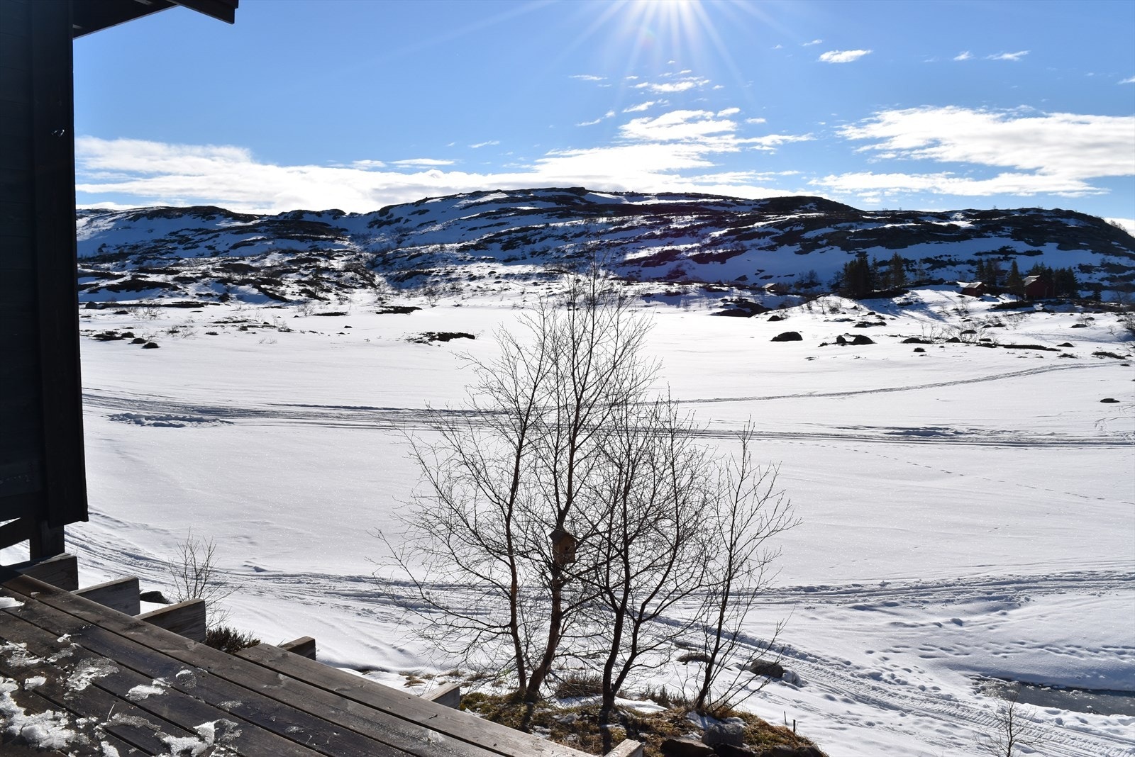 Vinter på hytta. Galleribilde