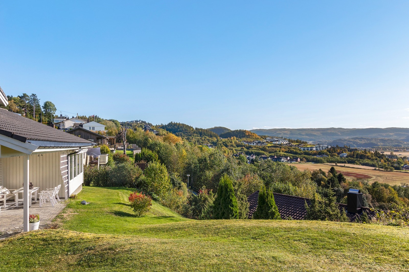 Helt usjenert og langstrakt utsikt Galleribilde
