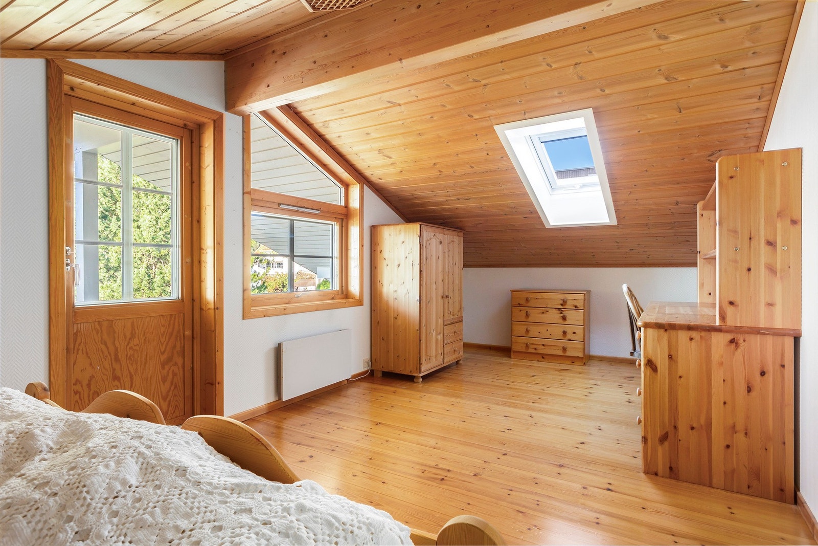 Utgang fra soverom til balkong Galleribilde