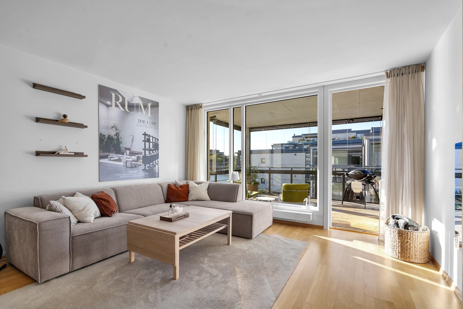 - Lahelle ligger i et nydelig område med flott beliggenhet | Fra leiligheten har du både gå/sykkelavstand til sentrum - Galleribilde