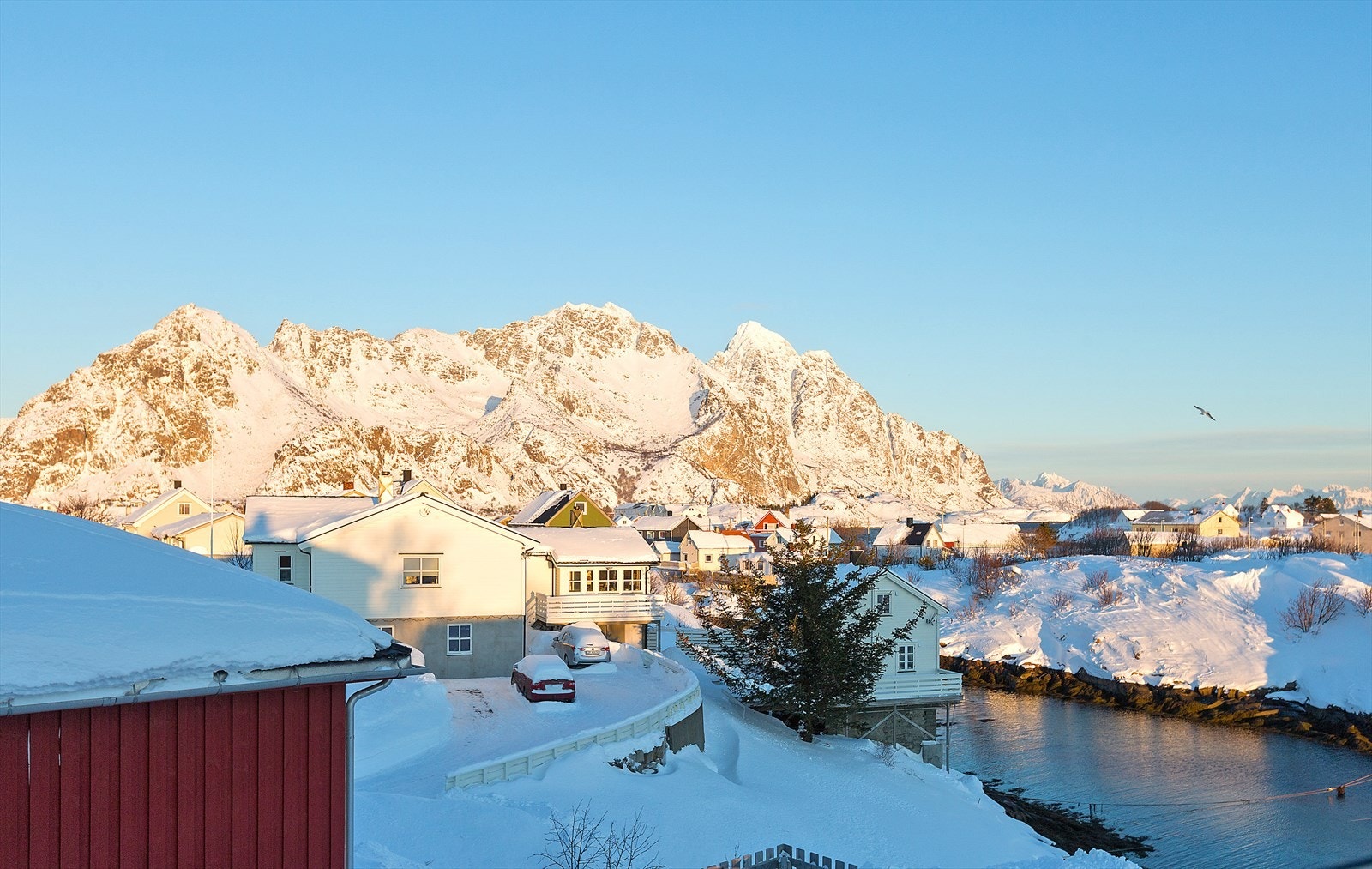 Vinterstemning Galleribilde