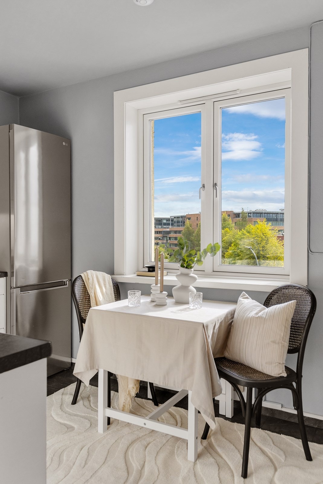 Herlig utsikt fra kjøkkenet Galleribilde