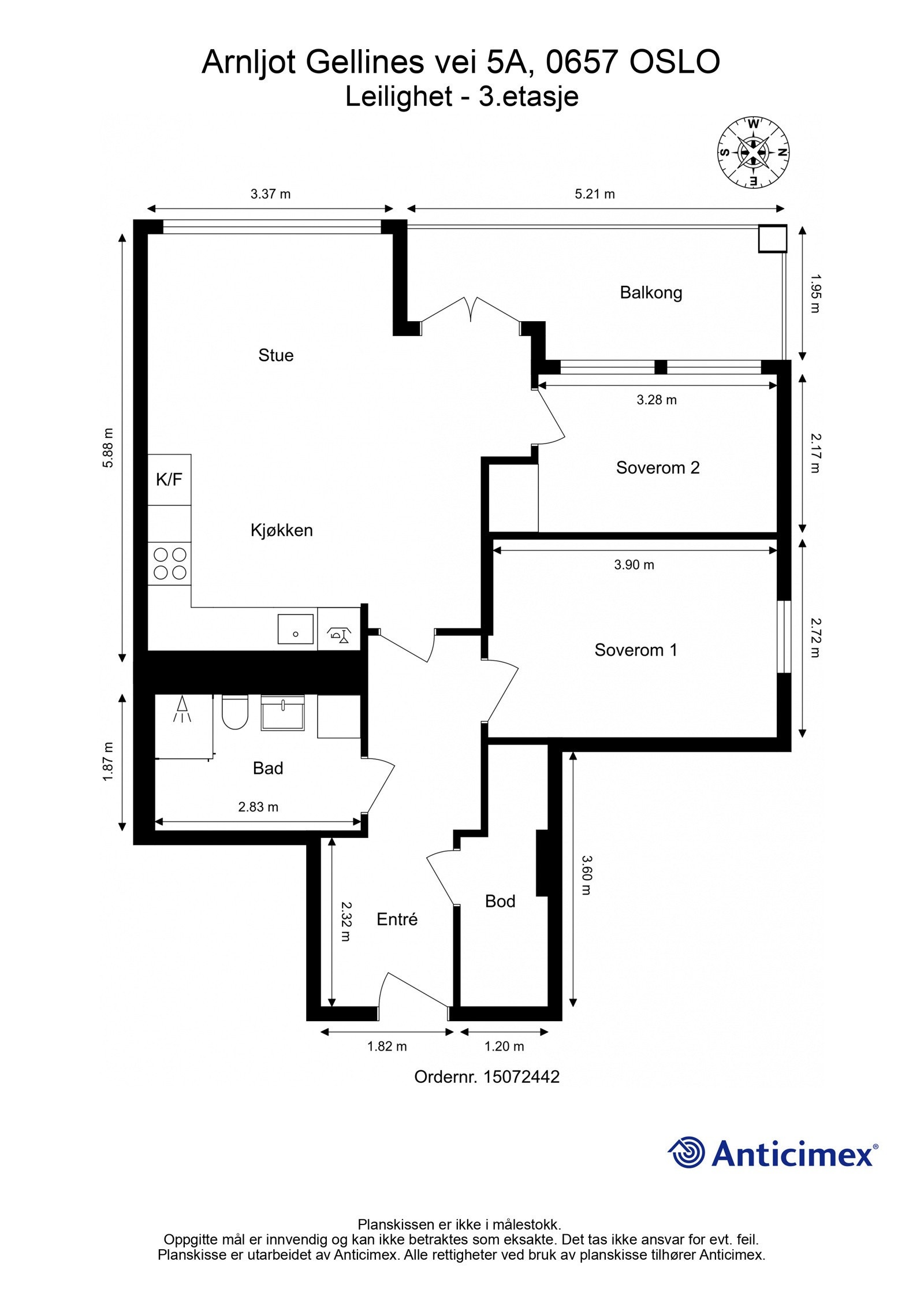 Plantegning. Galleribilde