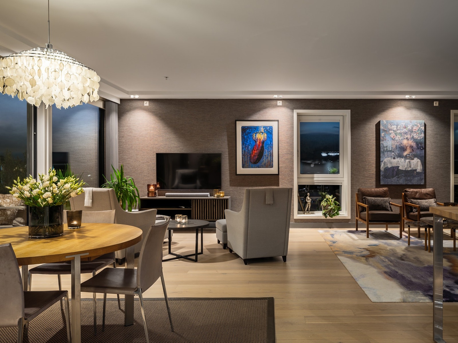 Kveldsstemning Galleribilde