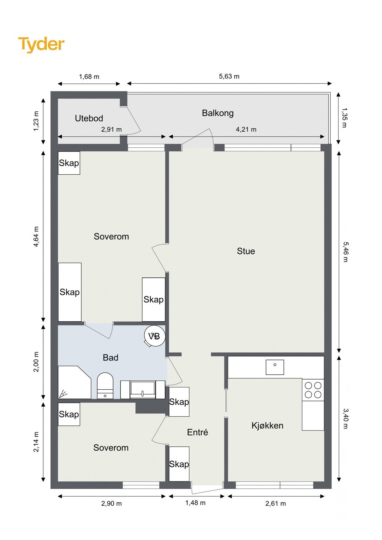 Plantegning Galleribilde