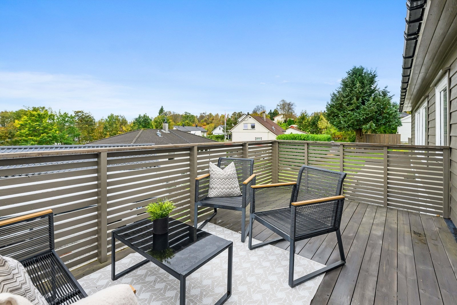 Her er det plass til en koselig sittegruppe. Galleribilde