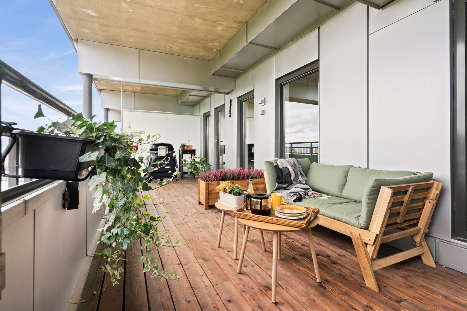 Her har du en rekke innredningsmuligheter med egen grillseksjon. Galleribilde