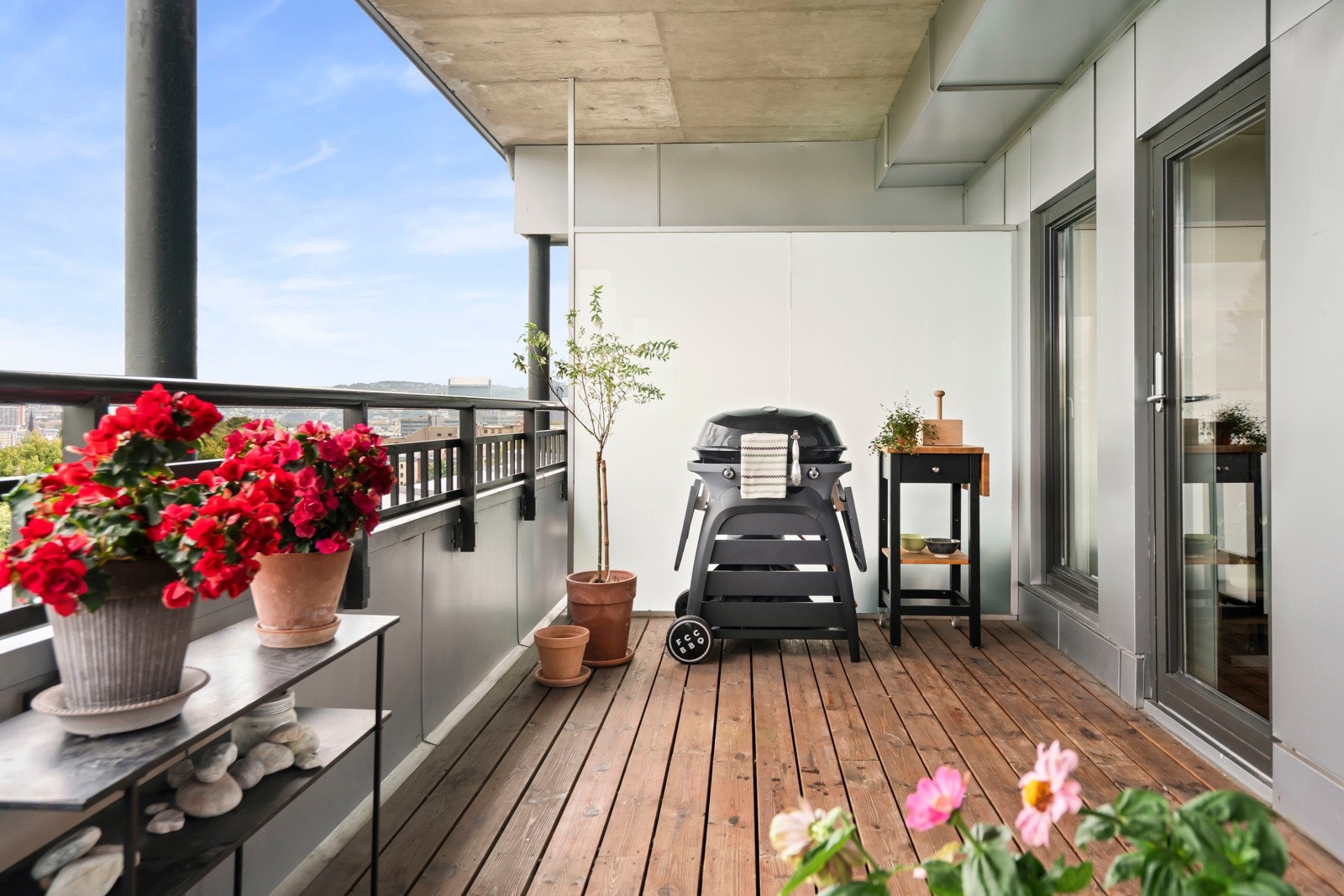 Dette er den perfekte forlengelse av leiligheten på sommertid. Galleribilde