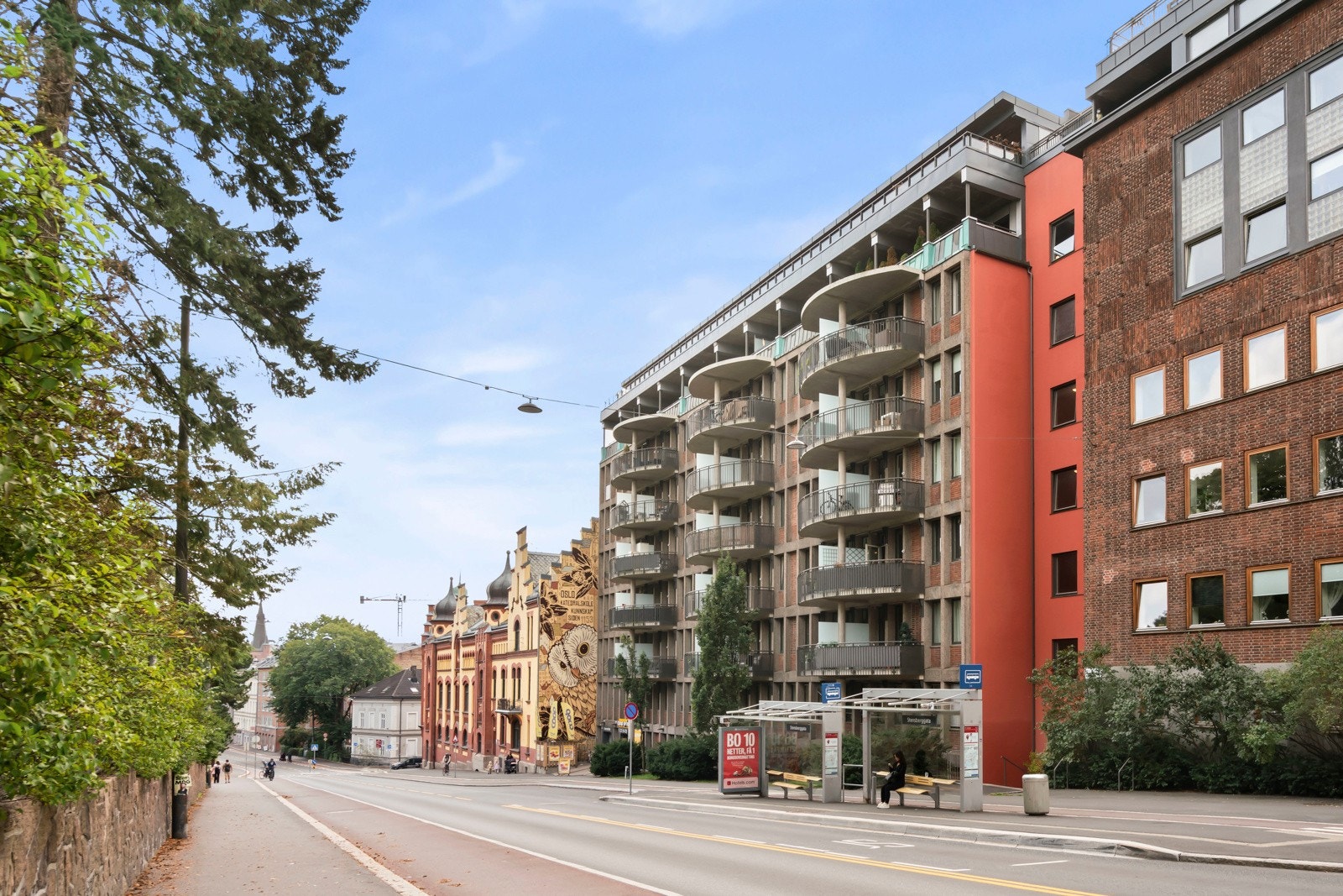 Pilestredet Park 12 er omkranses av grønne parkområder. Galleribilde