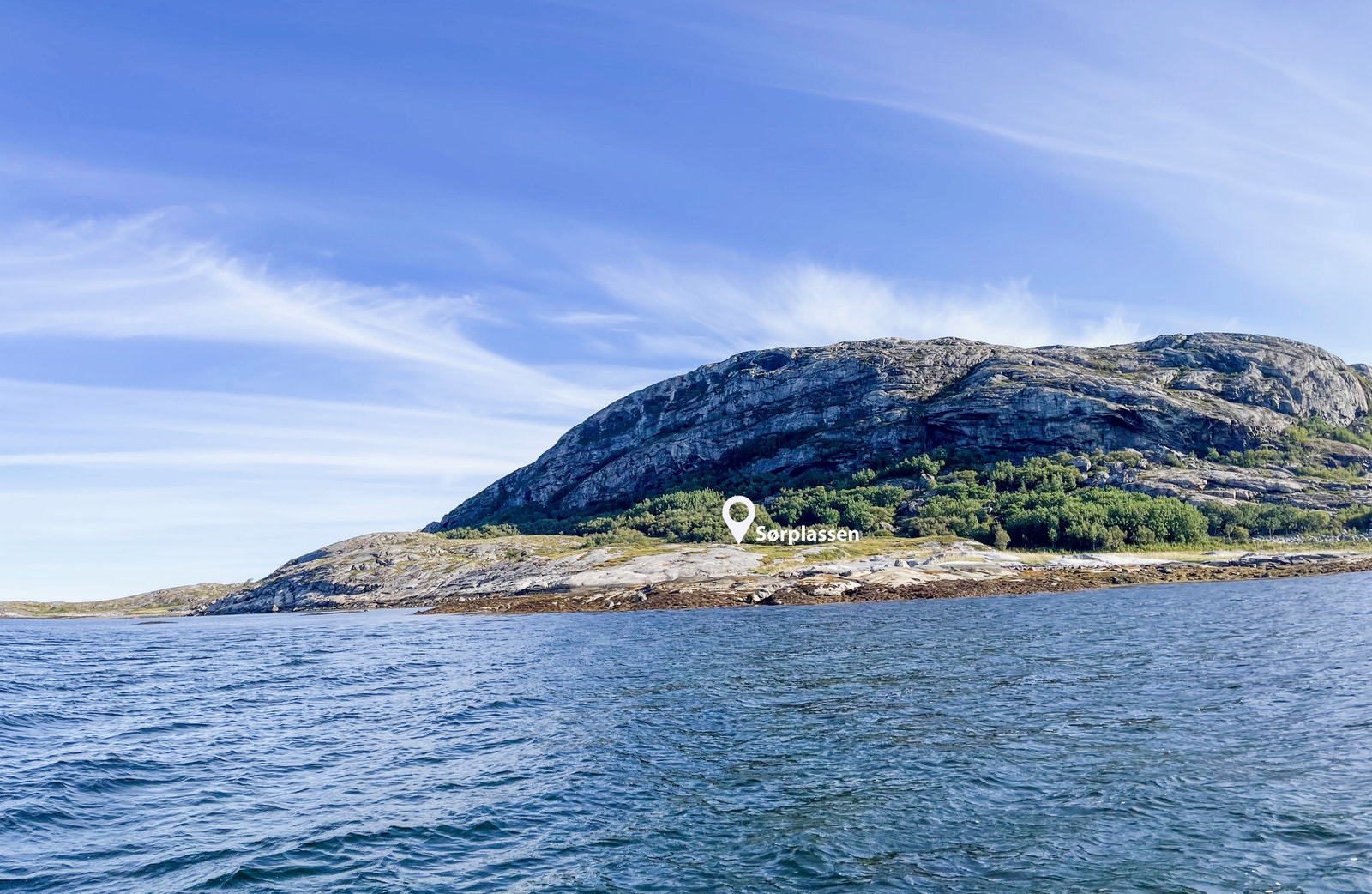 Her ser vi mot øst og Havsteins vestlige side Galleribilde